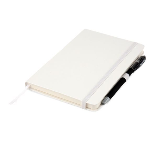 Книга записна Axent Partner 8201-21-A, A5-, 125x195 мм, 96 аркушів, клітинка, тверда обкладинка, біла 8201-21-A фото