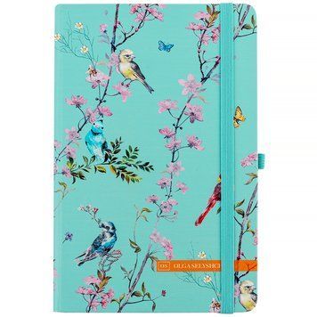 Книга записна Partner Olga Selyshcheva, Spring 8621-1-A-OS, 125x195 мм, 96 аркушів, клітинка 8621-1-A-OS фото