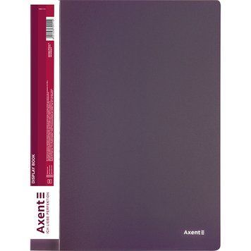 Дисплей-книга Axent 1280-11-A, A4, 80 файлів, сливова 1280-11-A фото