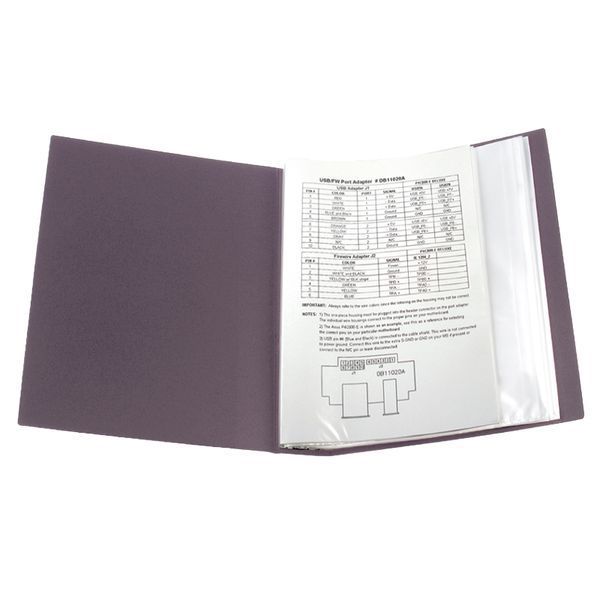 Дисплей-книга Axent 1280-11-A, A4, 80 файлів, сливова 1280-11-A фото