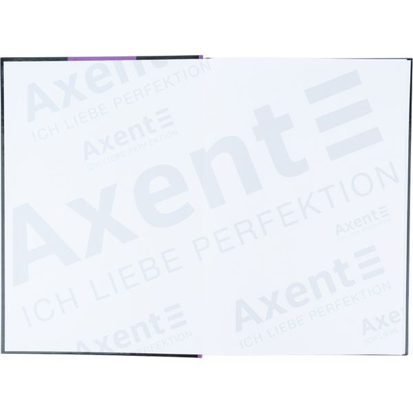 Книга записна Axent Colors 8421-07-A, А4, 80 аркушів, клітинка, фіолетова 8421-07-A фото