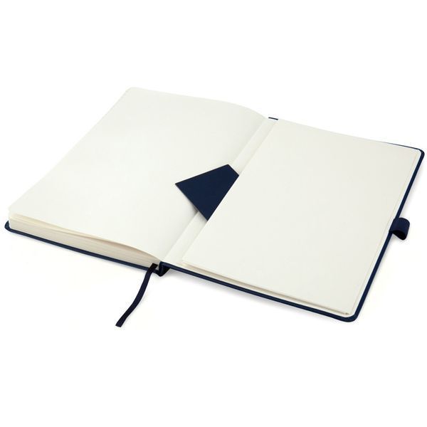 Книга записна Axent Partner Prime 8305-02-A, A5, 145x210 мм, 96 аркушів, клітинка, тверда обкладинка, темно-синя 8305-02-A фото