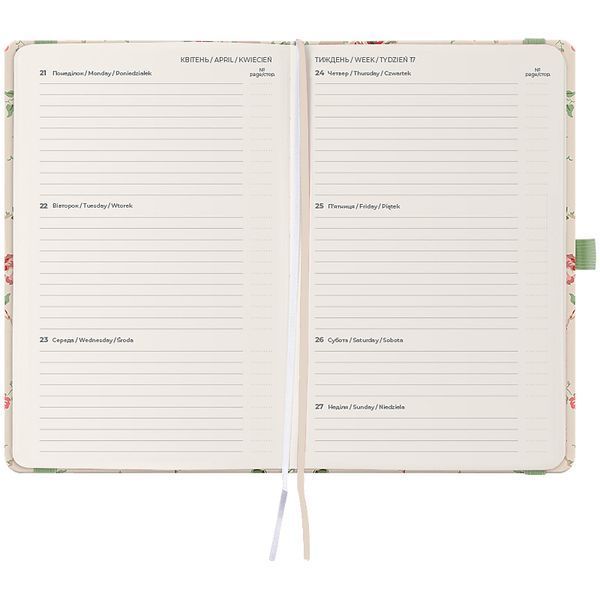 Щотижневик 2025 Axent Partner Laura Ashley 8524-25-3-A-LA, 125x195 мм, Delicate 8524-25-3-A-LA фото