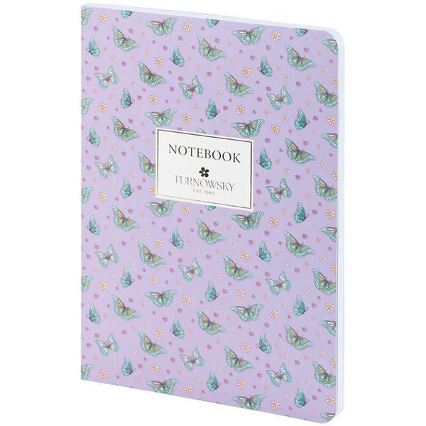 Книга записна Axent Morning Dew 1 8700-23-A-TR, A5, 80 аркушів, клітинка 8700-23-A-TR фото