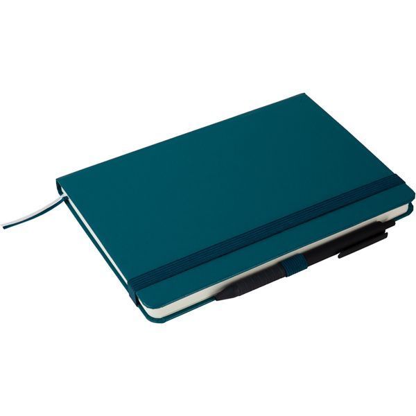 Книга записна Axent Partner 8201-31-A, A5-, 125x195 мм, 96 аркушів, клітинка, тверда обкладинка, малахіт 8201-31-A фото