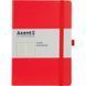 Книга записна Axent Partner Prime 8305-06-A, A5, 145x210 мм, 96 аркушів, клітинка, тверда обкладинка, червона 8305-06-A фото 1