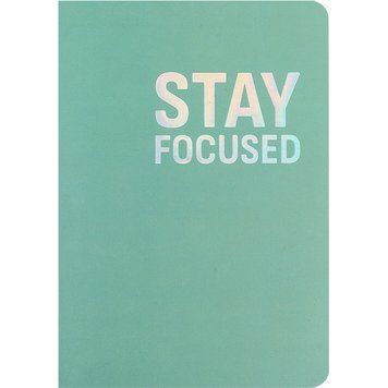 Книга записна Axent Motivation 8700-15-A, A5, 80 аркушів, клітинка, Stay Focused 8700-15-A фото