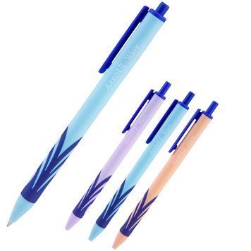 Ручка шариковая автоматическая Axent Wave AB1091-02-A, 0.7 мм, синяя AB1091-02-A фото