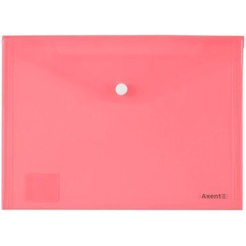 Папка на кнопке Axent 1402-24/2-A, А4, глянцевая, красная 1402-24/2-A фото