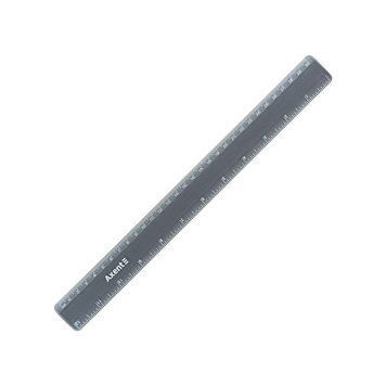 Линейка пластиковая Axent 7530-01-A, 30 см, светло-серая 7530-01-A фото