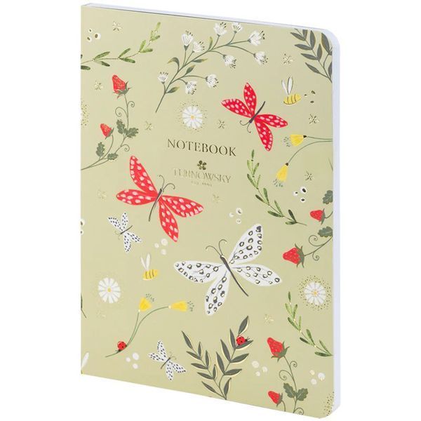 Книга записна Axent Secret Garden 2 8700-18-A-TR, A5, 80 аркушів, клітинка 8700-18-A-TR фото