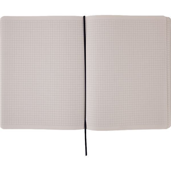 Книга записна Axent Partner Soft L, 8615-02-A, 190x250 мм, 96 аркушів, клітинка, гнучка обкладинка, синя 8615-02-A фото
