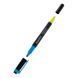 Маркер Axent Highlighter Dual 2534-02-A, 2-4 мм, клиноподібний, блакитний+жовтий 2534-02-A фото 1